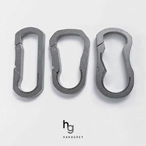 ハンドグレイ チタン製キーカラビナ（キーリング付属） HANDGREY K
