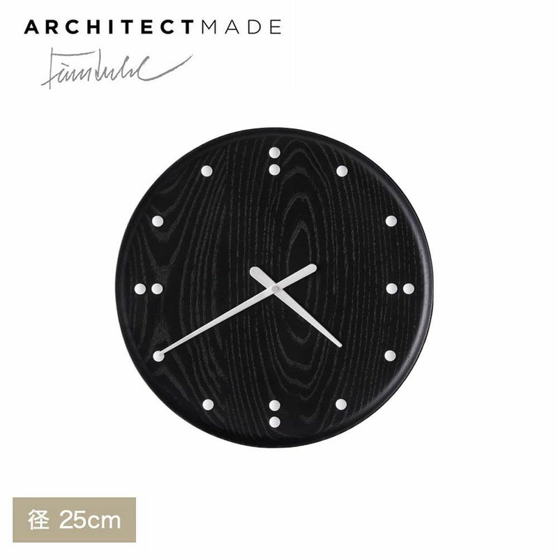 フィンユール クロック 掛け時計 ブラック 781