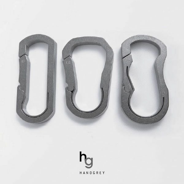 ハンドグレイ チタン製キーカラビナ（キーリング付属） HANDGREY K