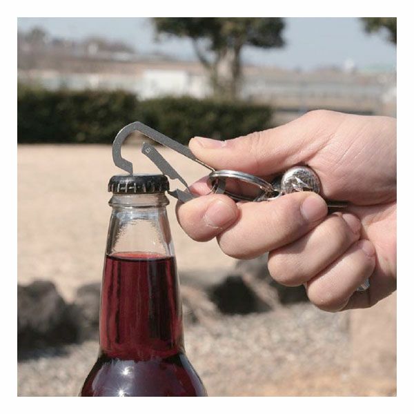 チタン製カラビナ　ハンドグレイ