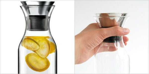 エバソロ evasolo フリッジカラフェ 1.0L カバーレス 耐熱ピッチャー 水差し 567510 【正規品】