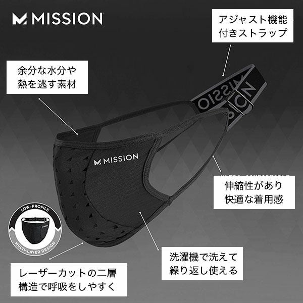 超高性能スポーツマスク MISSION