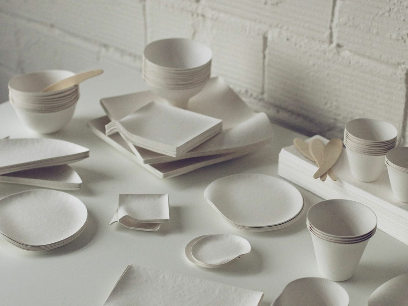 WASARA ワサラ 丸皿(小)・12枚セット 紙皿 紙の器 国内正規品