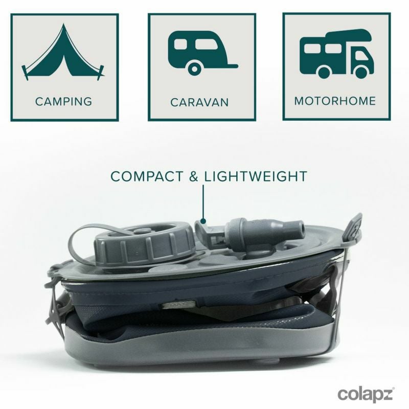 コラプズ ウォータージャグ 容量8リットル コラプシブル2in1ウォーターキャリア&バケツ グレー colapz 2in1 Kit 折りたたみ ウォータージャグ&バケツ