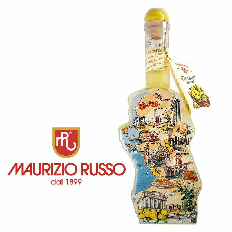 リモンチェッロ アマルフィ 500ml 30度 マウリツィオルッソ アマルフィの海岸産レモン100% レモン皮リキュール