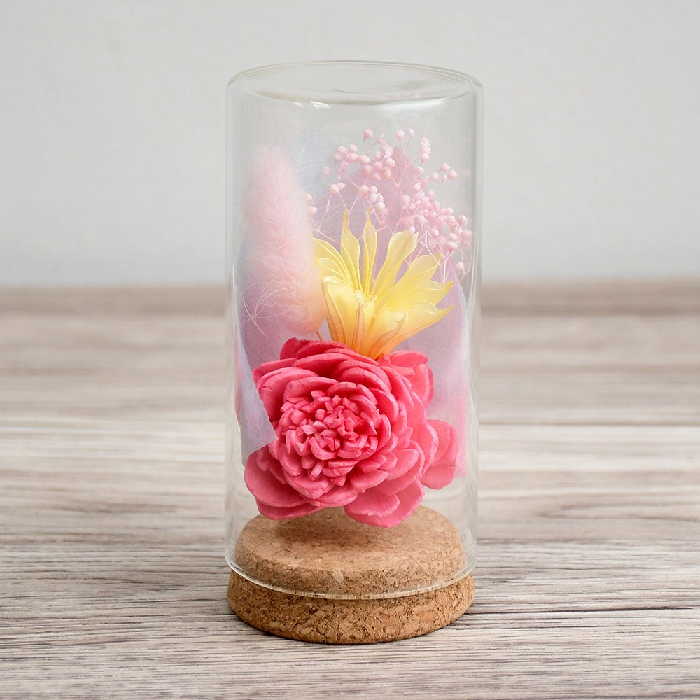 母の日プレゼント　お花と紅茶