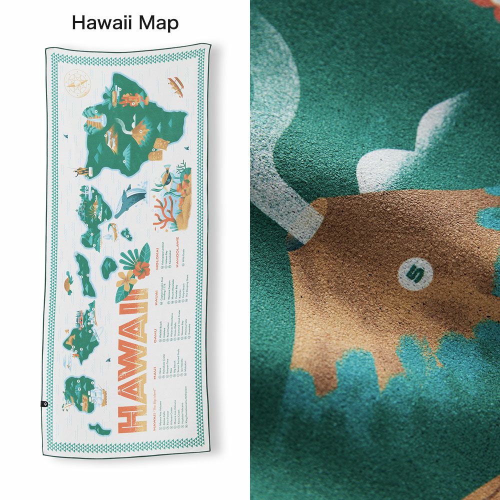 ノマディクスタオル 72×184cm NOMADIX TOWEL 全4デザイン ビーチタオル ヨガマット アウトドアタオル