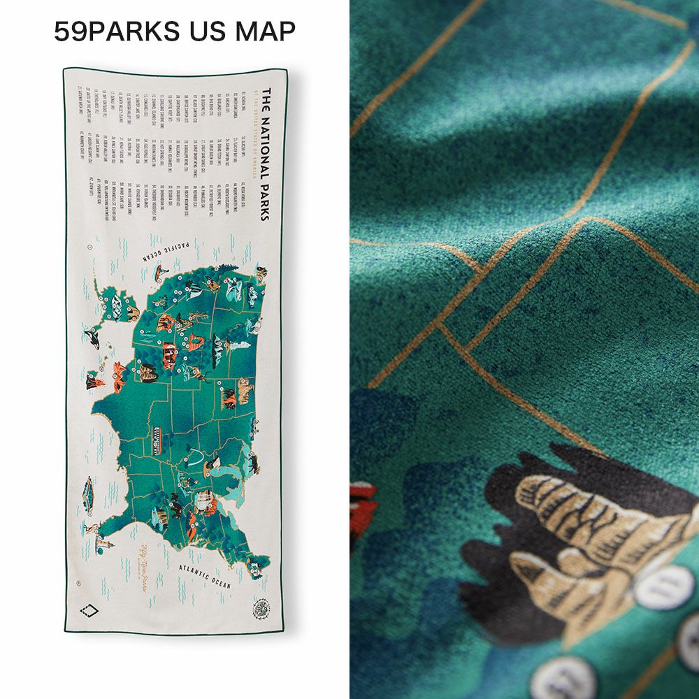 ノマディクスタオル 72×184cm NOMADIX TOWEL 全4デザイン ビーチタオル ヨガマット アウトドアタオル