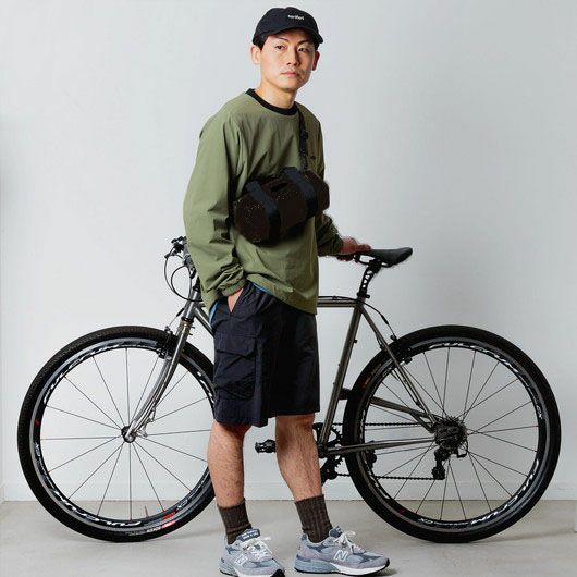 narifuri × OUTDOOR PRODUCTS ハンドルドラムバッグ