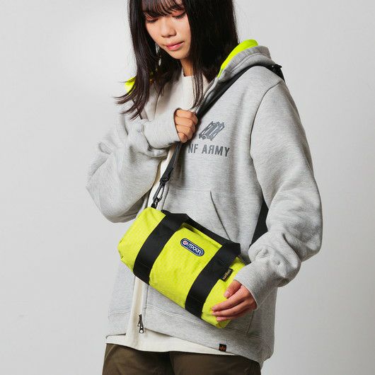 narifuri × OUTDOOR PRODUCTS ハンドルドラムバッグ