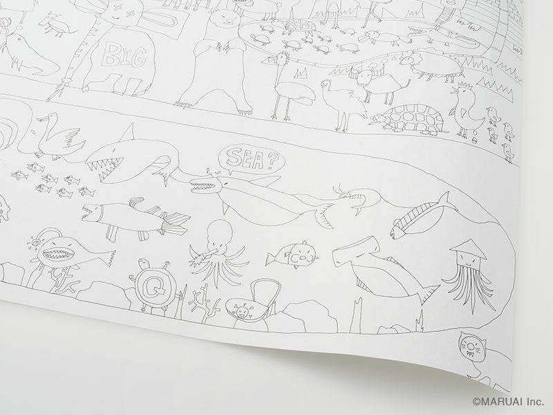 巨大な塗り絵 NuRIEori ヌーリエオリ