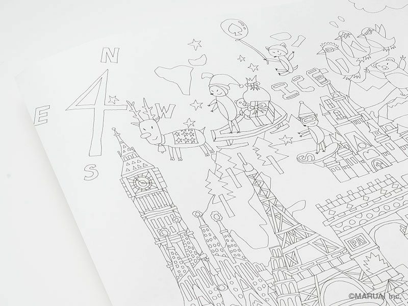 巨大な塗り絵 NuRIEori ヌーリエオリ