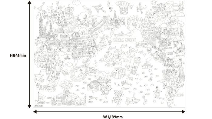 巨大な塗り絵 NuRIEori ヌーリエオリ