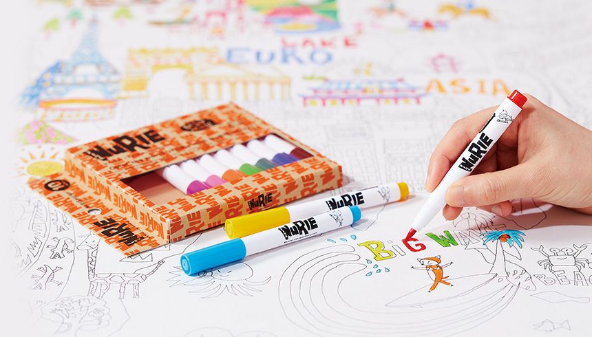 塗り絵用マーカー NuRIEmarker
