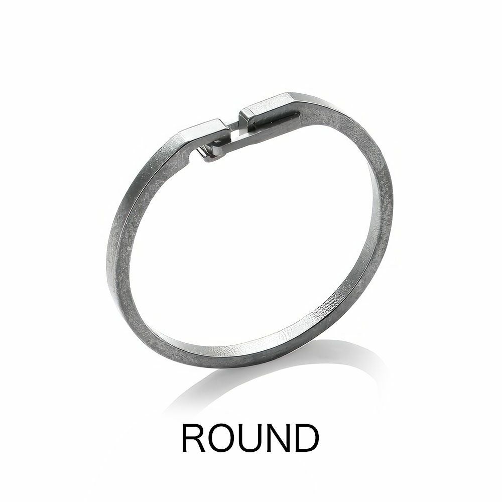 ハンドグレイ easi チタンキーリング ROUND OMEGA HANDGREY KEY RING イージー グレード5チタン製 キーホルダー 正規品
