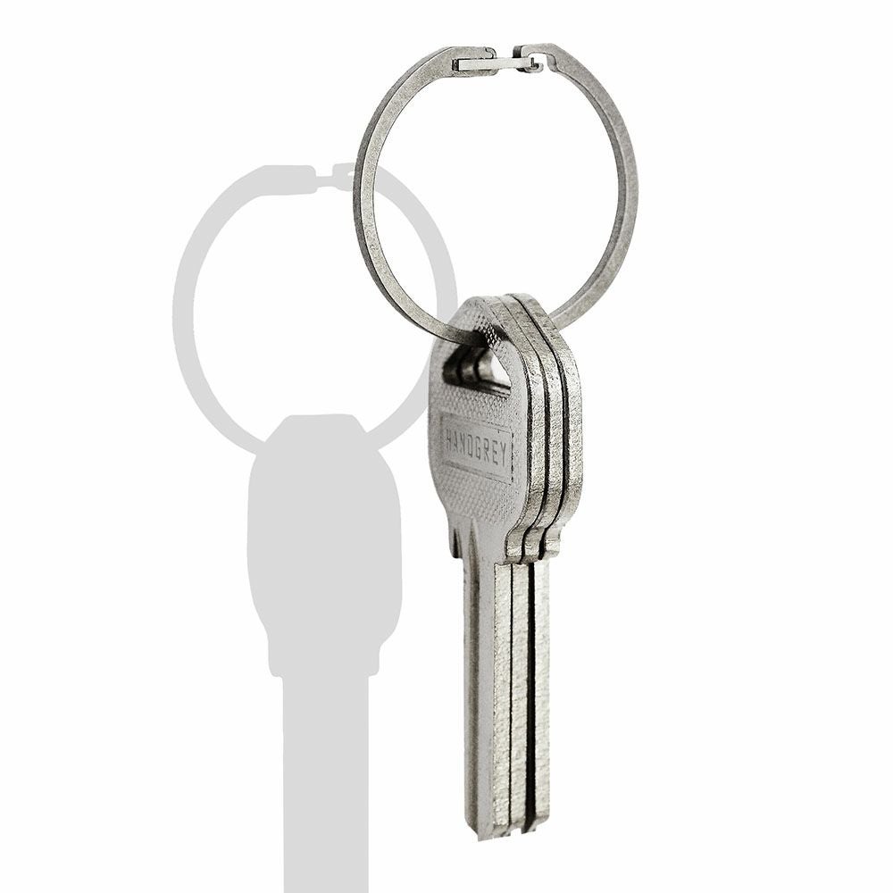 ハンドグレイ easi チタンキーリング ROUND OMEGA HANDGREY KEY RING イージー グレード5チタン製 キーホルダー 正規品