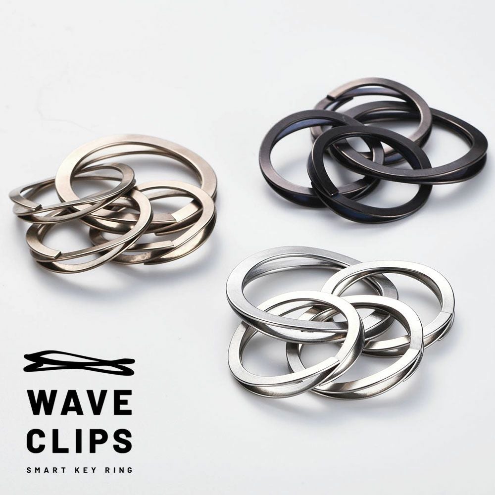 ウェーブクリップス スマートキーリング WAVECLIPS 爪を傷めない
