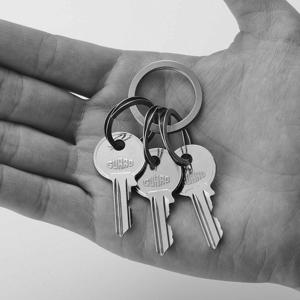 ウェーブクリップス スマートキーリング WAVECLIPS 爪を傷めないキーリング SMART KEY RING 高強度ばね用ステンレス鋼コイルスプリンツ