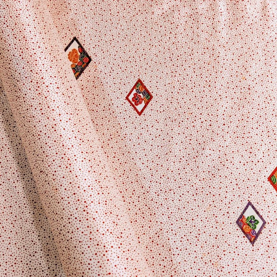 着物から作った靴紐　shoe face