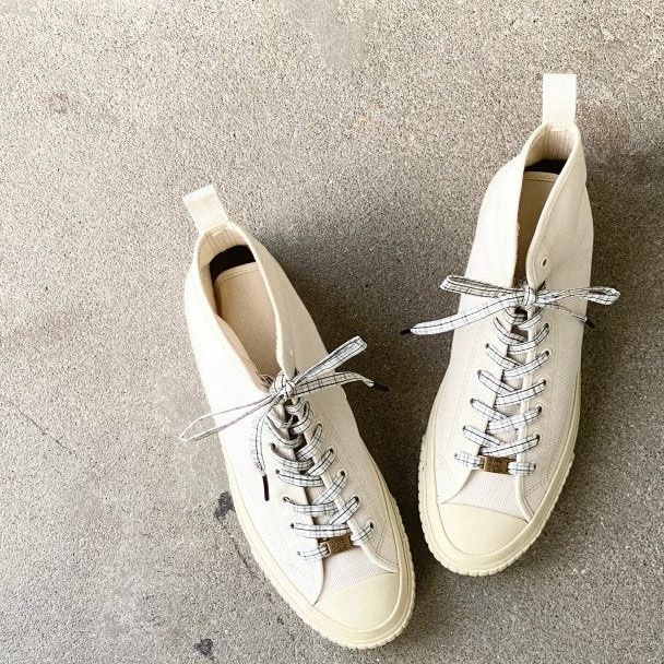 着物から作った靴紐　shoe face