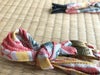 着物から作った靴紐