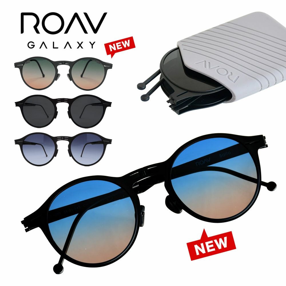 【試着のみ】ROAV GALAXY ローブ バルト サングラス ブラウン ROAV GALAXY ローブギャラクシー サングラス Balto バルト 極薄
