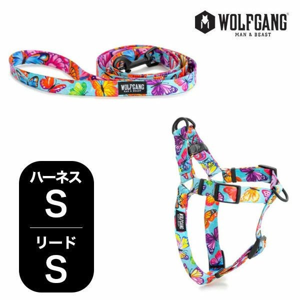 WOLFGANG ウルフギャング　ハーネス リードセットMUG SHOT Amazon | WOLFGANG/ウルフギャング HoundsPink HARNESS Mサイズ 巾1.6