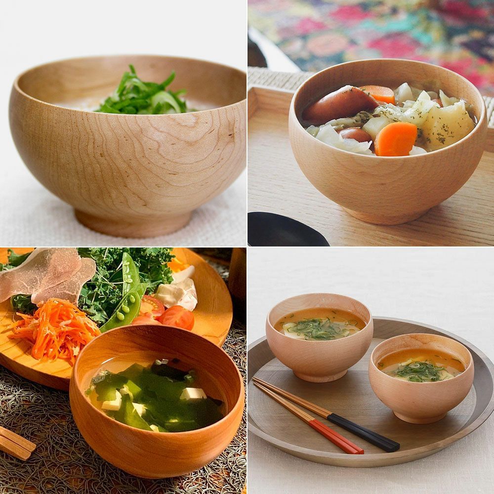 めいぼく椀 ペアセット ギフトBOX入り 銘木椀 中サイズ 薗部産業