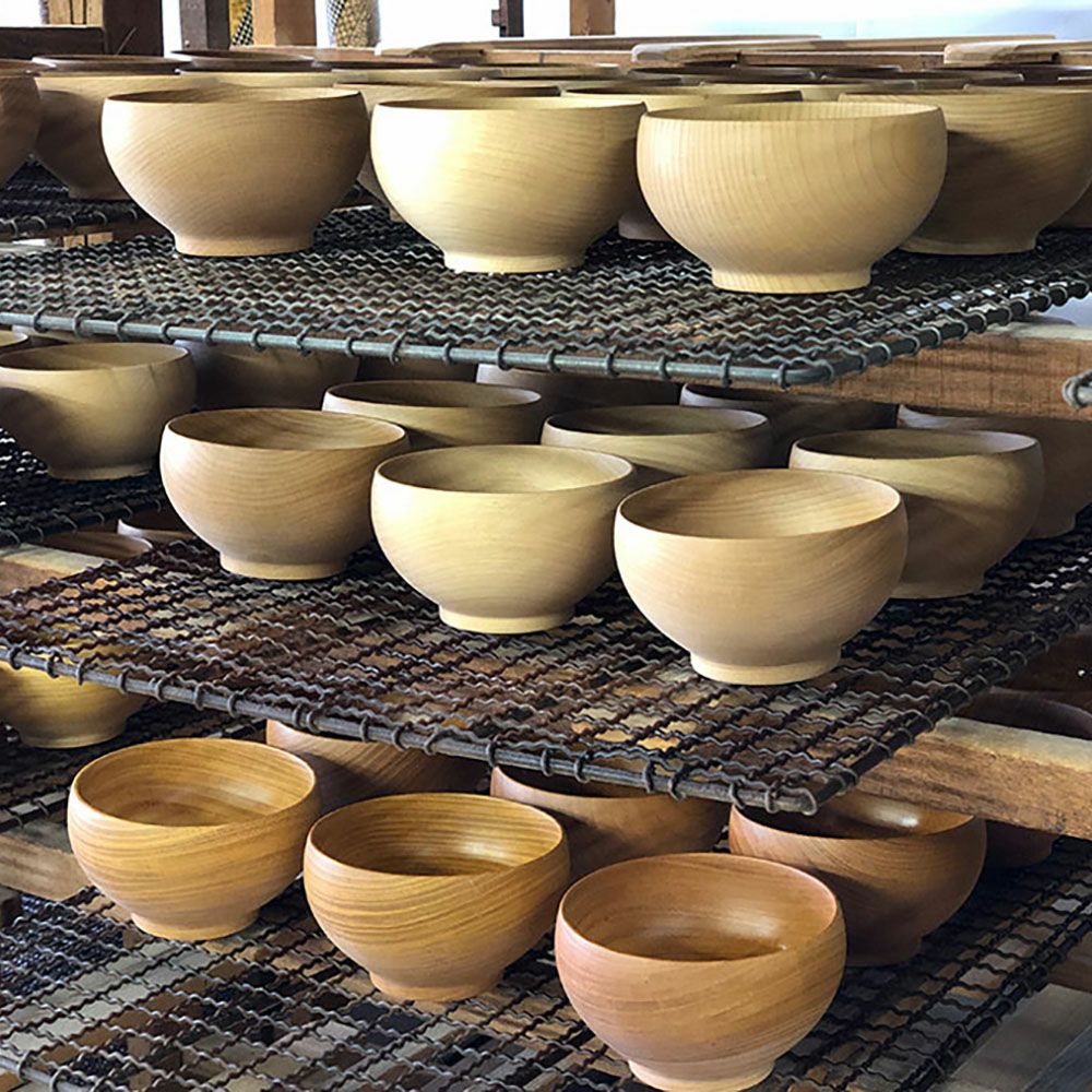 めいぼく椀 ペアセット ギフトBOX入り 銘木椀 中サイズ 薗部産業