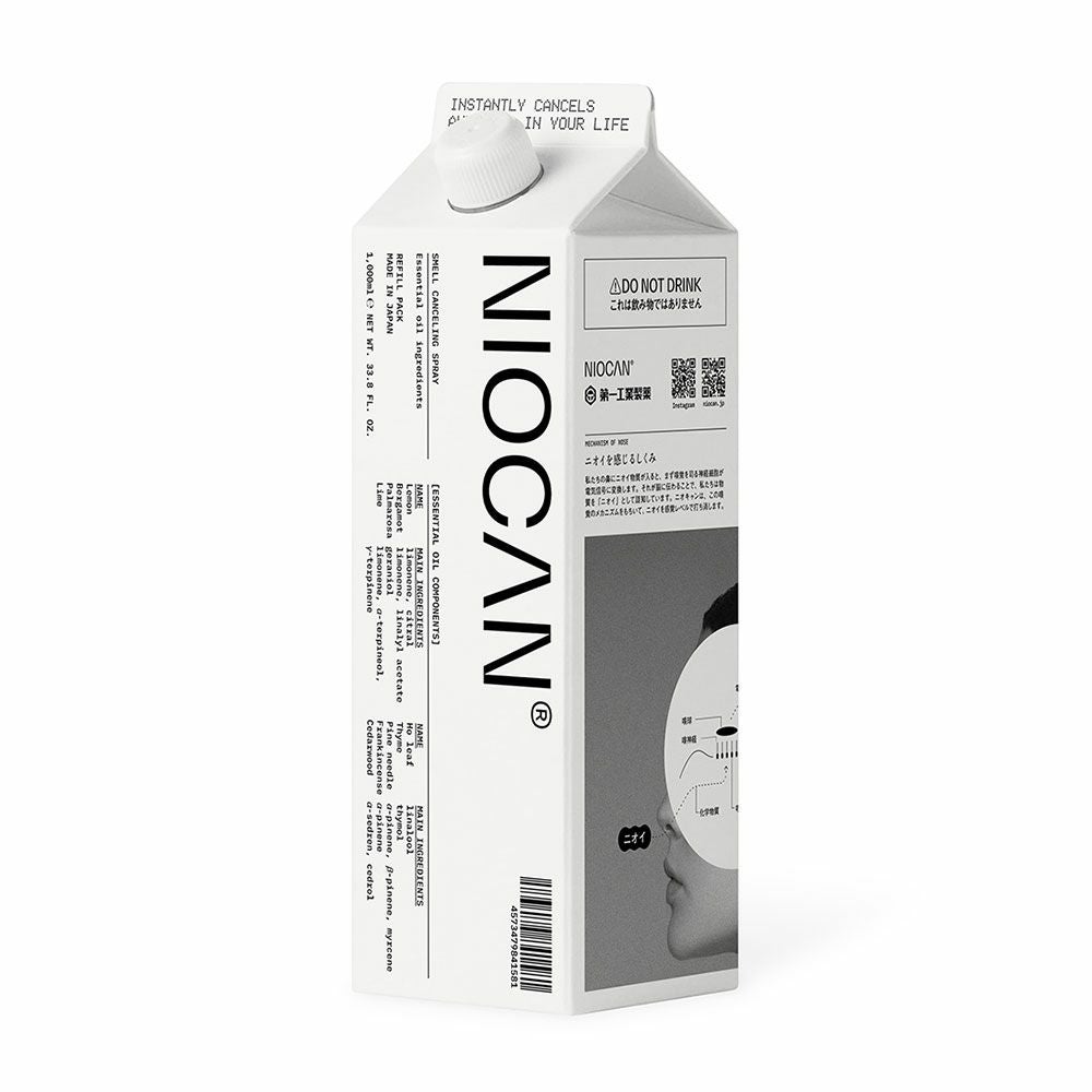 NIOCAN 消臭スプレーリフィル 詰め替え用 1000ml 正規品 | 物語のある