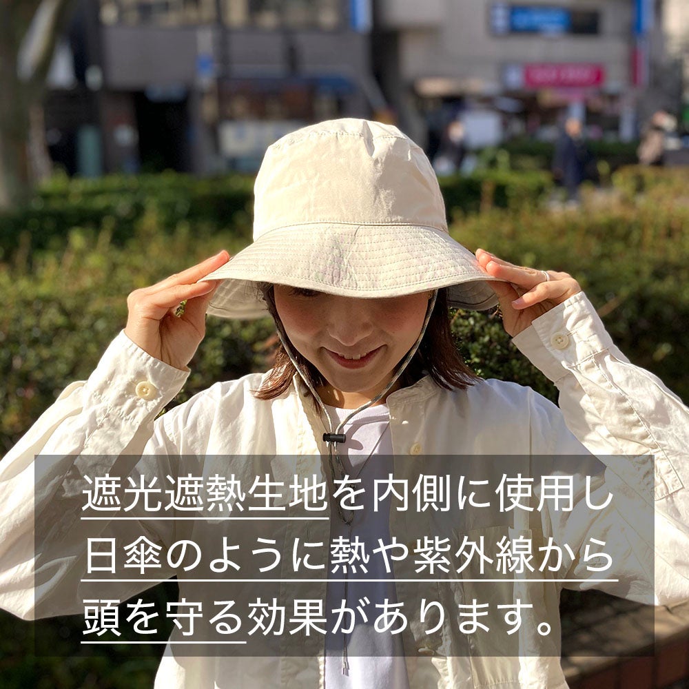 母の日 ギフト UVカット 日傘ハット 完全遮光 遮熱 帽子 紫外線99.9%カット パラソルハット TESTIFY Parasol Hat 正規品