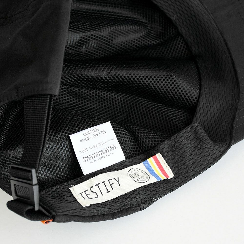 パラソルキャップ 帽子 被る日傘 フリーサイズ 56-59cm 遮光 遮熱 UVカット UPF05+ 撥水 通気性 キャップ TESTIFY Parasol Cap