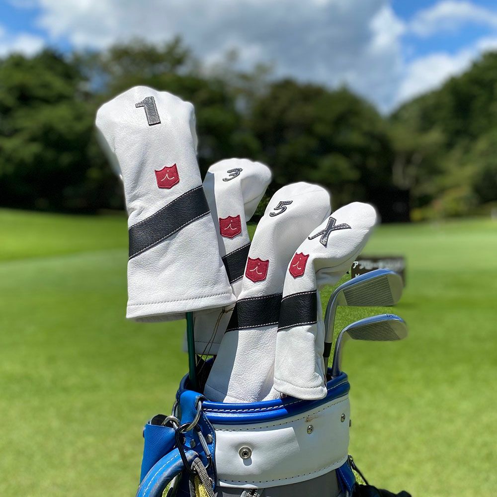 ★新品★iliac golf イリアック ゴルフ 本革 38インチ イリアック ゴルフ ヘッドカバー 3番ウッド用 FW 日本製 姫路レザー