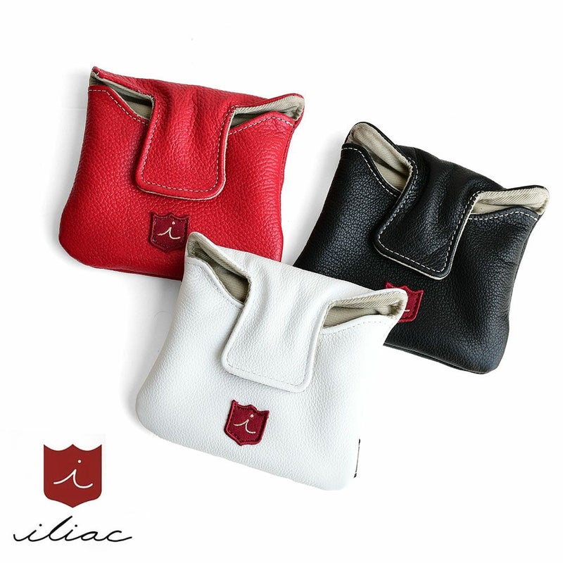 イリアック ゴルフ ヘッドカバー フルマレット パター用 日本製 姫路レザー iliac golf