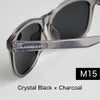 マーズクエスト 偏光サングラス 100%UVカット メンズ レディース MARSQUEST Momentum M15 CrystalBlack × Charcoal