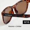 マーズクエスト 偏光サングラス 100%UVカット メンズ レディース MARSQUEST Momentum M16 Havana × Umber