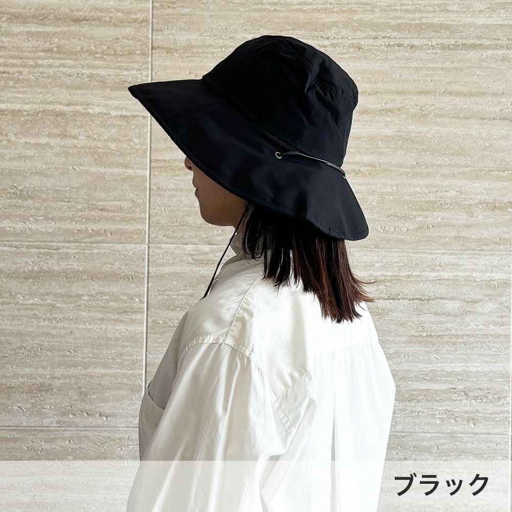 パラソルハット 帽子 被る日傘 フリーサイズ 56-58.5cm 遮光 遮熱 UVカット UPF50+ 撥水 通気性 ハット TESTIFY Parasol Hat