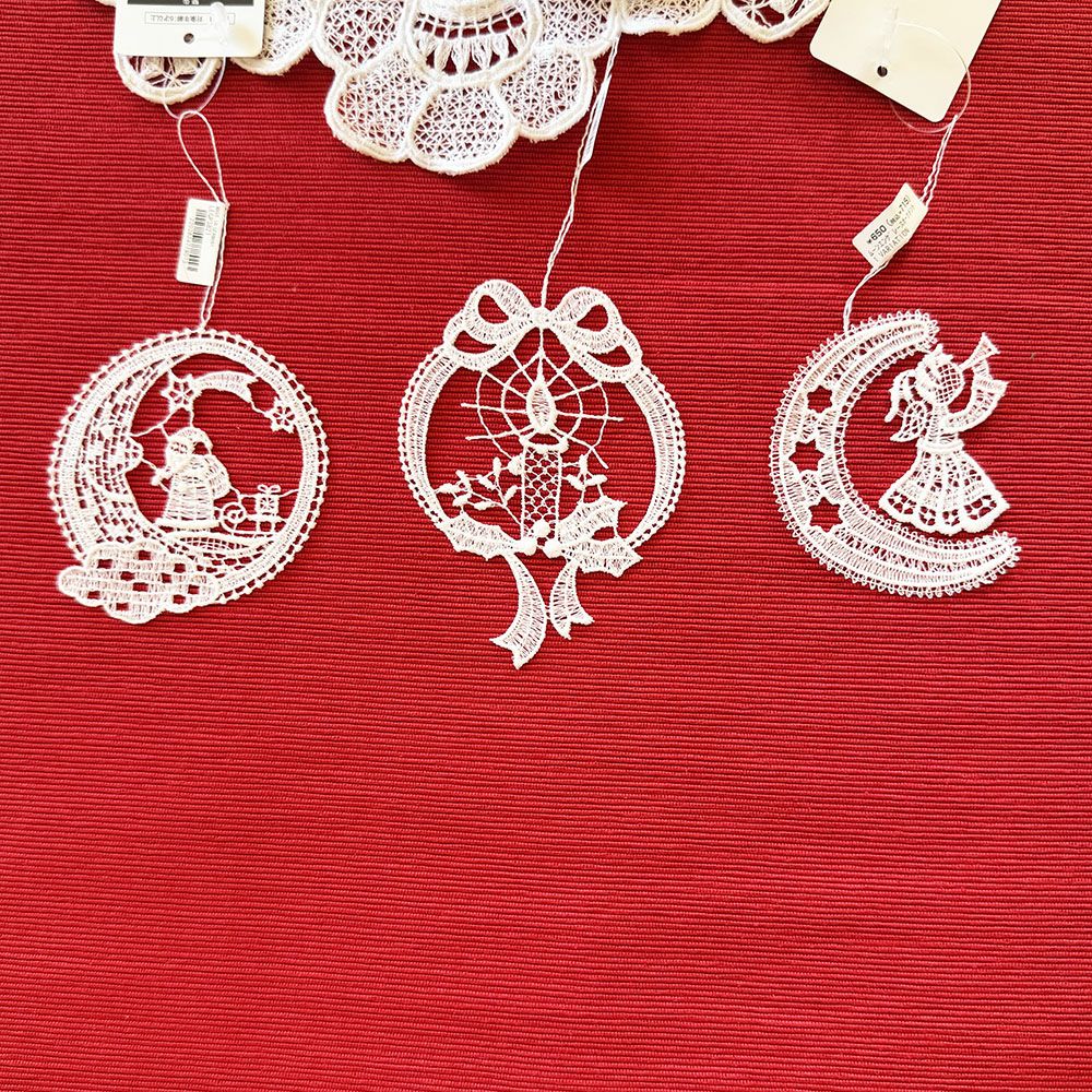 クリスマスオーナメント　レース　ドイツ