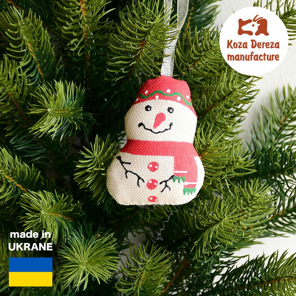 クリスマスオーナメント　スノーマン　雪だるま