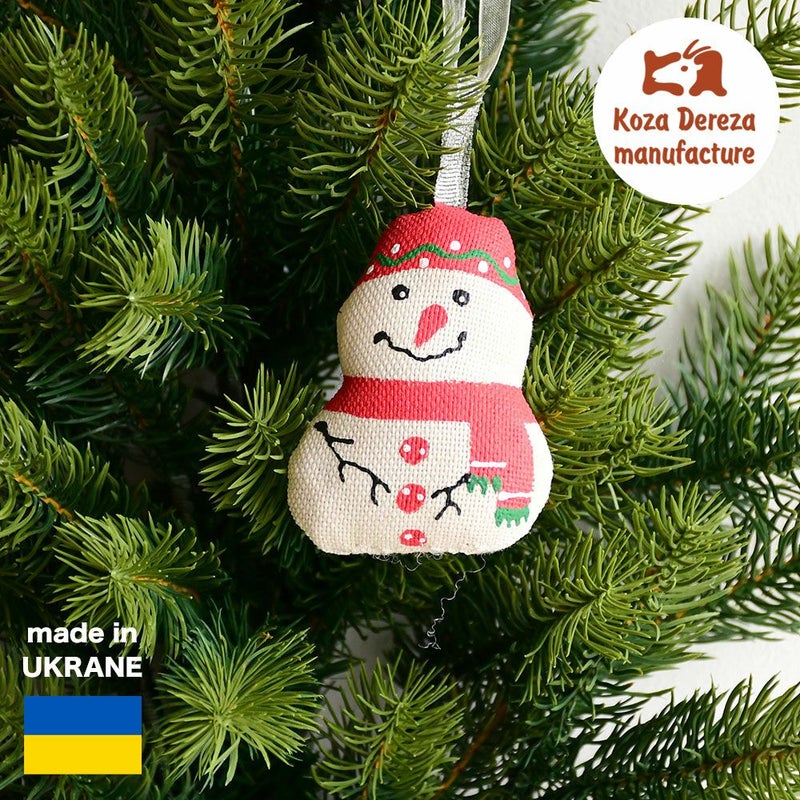 クリスマスオーナメント　スノーマン　雪だるま