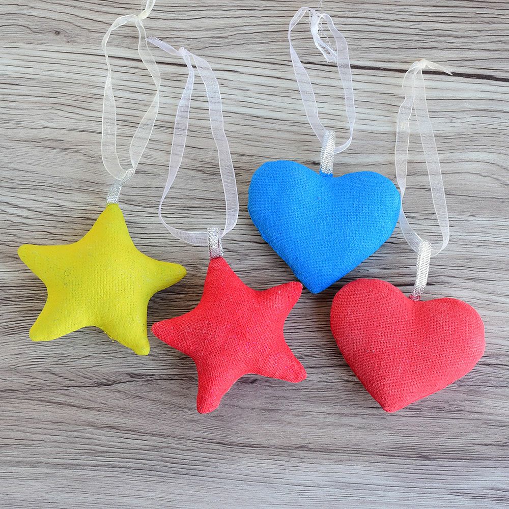 クリスマスオーナメント　星　ハート