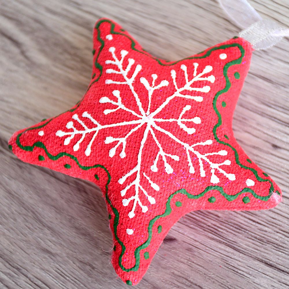 クリスマスオーナメント　星　ハート