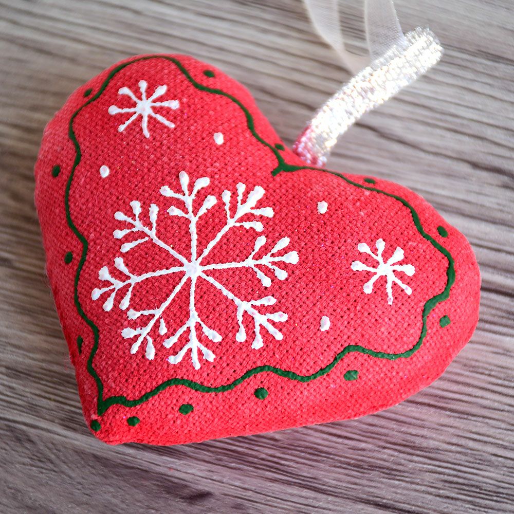 クリスマスオーナメント　星　ハート