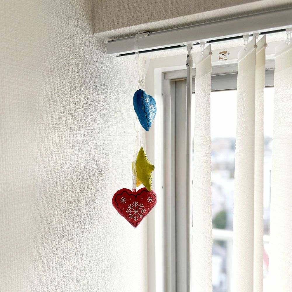 クリスマスオーナメント　星　ハート