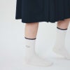 I HATE MONDAY 韓国ブランド　靴下　無地　ロゴ