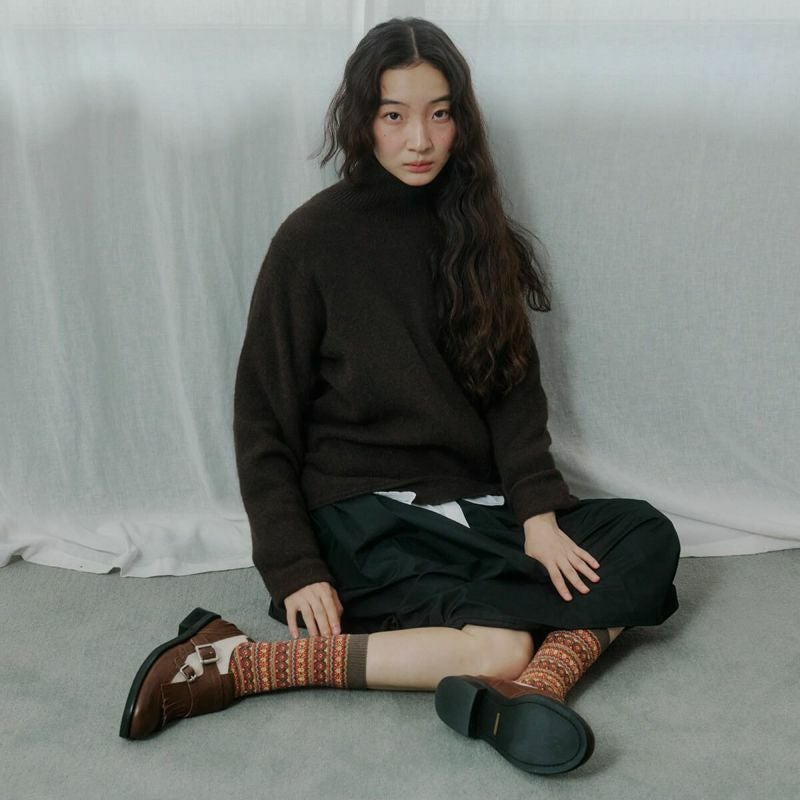  I HATE MONDAY 韓国ブランド　靴下　ジャガード