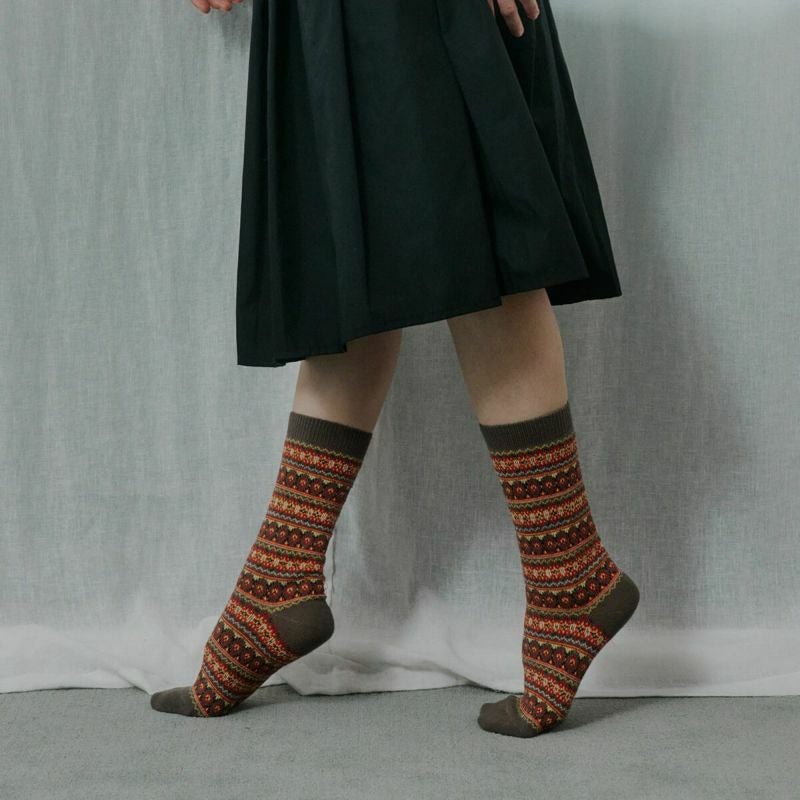  I HATE MONDAY 韓国ブランド　靴下　ジャガード