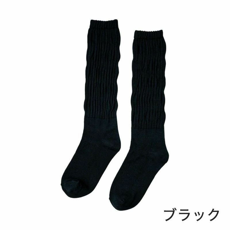 I HATE MONDAY 韓国ブランド　靴下　ブラック　ルーズ