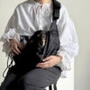 PUFF 撥水×スウェット リバーシブル ペットスリング 犬 猫 抱っこバッグ