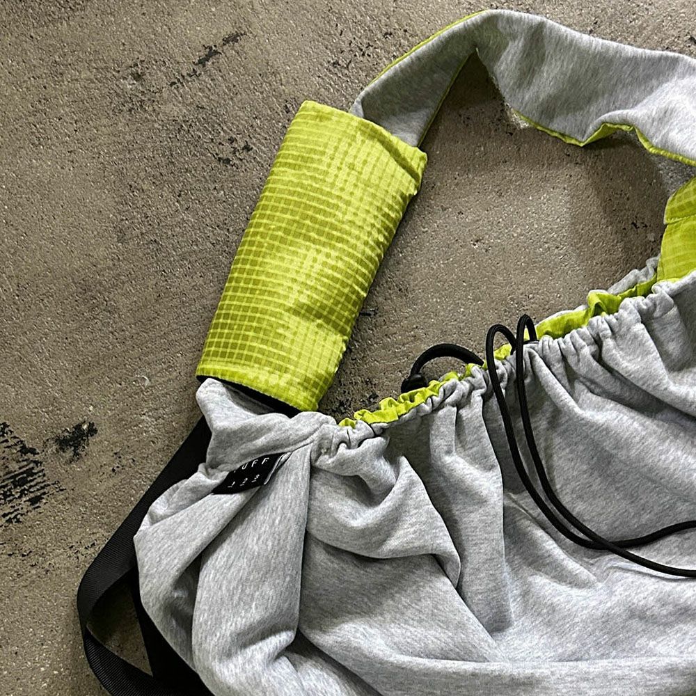 PUFF 撥水×スウェット リバーシブル ペットスリング 犬 猫 抱っこバッグ